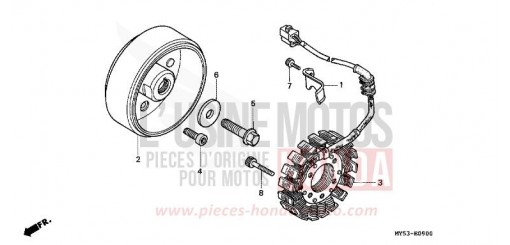 GENERATRICE CB500R de 1994